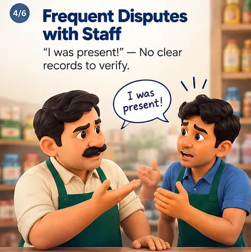 Staff dispute: “I was present!” with no clear record